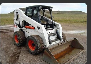 Bobcat mini yükleyici, kova takılı