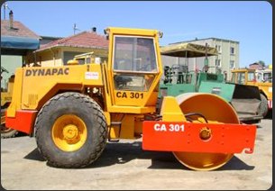Dynapac CA 301 toprak silindiri, makine parkında
